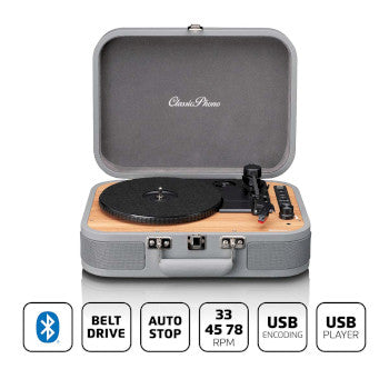 Turntable with Bluetooth® and USB Player / Recorder Turntable with Bluetooth® and USB Player / Recorder